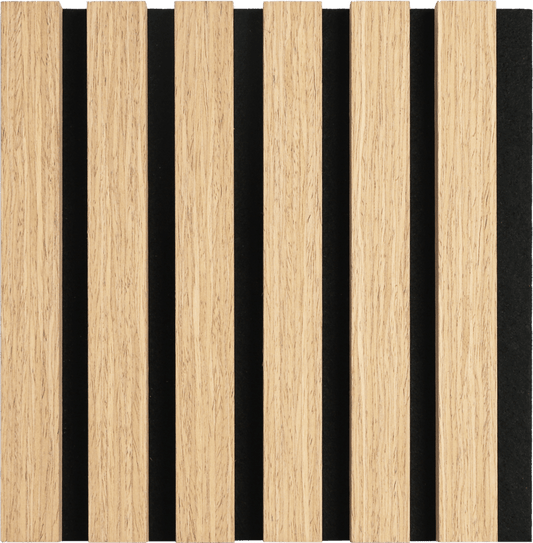 Natural Oak Wall Panel | Luxury 3-Sided Wood Veneer