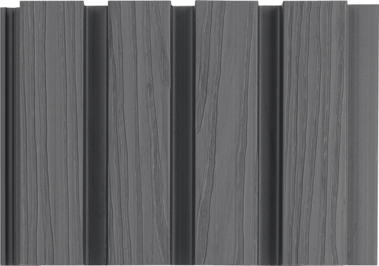 Exterior Slat Wall Panels | Grey