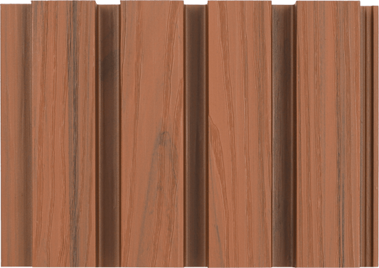 Exterior Slat Wall Panels | Walnut Brown