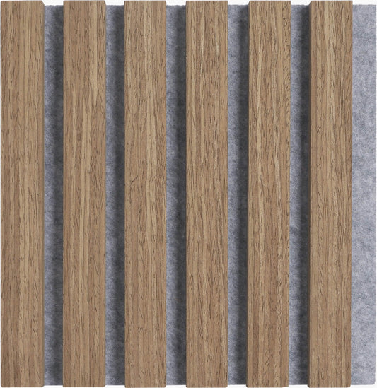 Sample | Natural Oak Grey Felt | Luxury 3-sided Wood Veneer