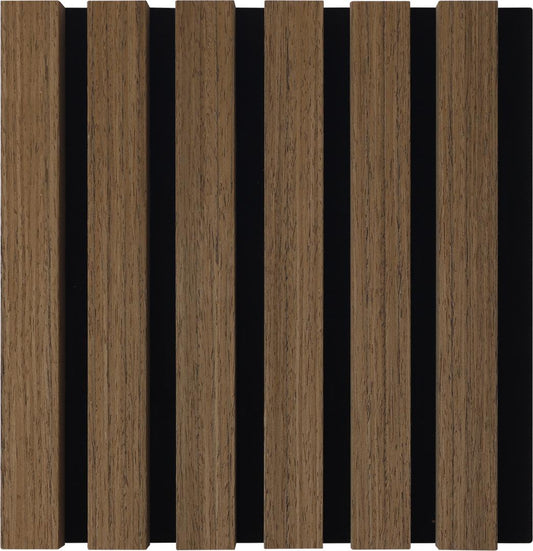 Smoked Walnut Wood Wall Panel | Luxury 3-Sided Wood Veneer